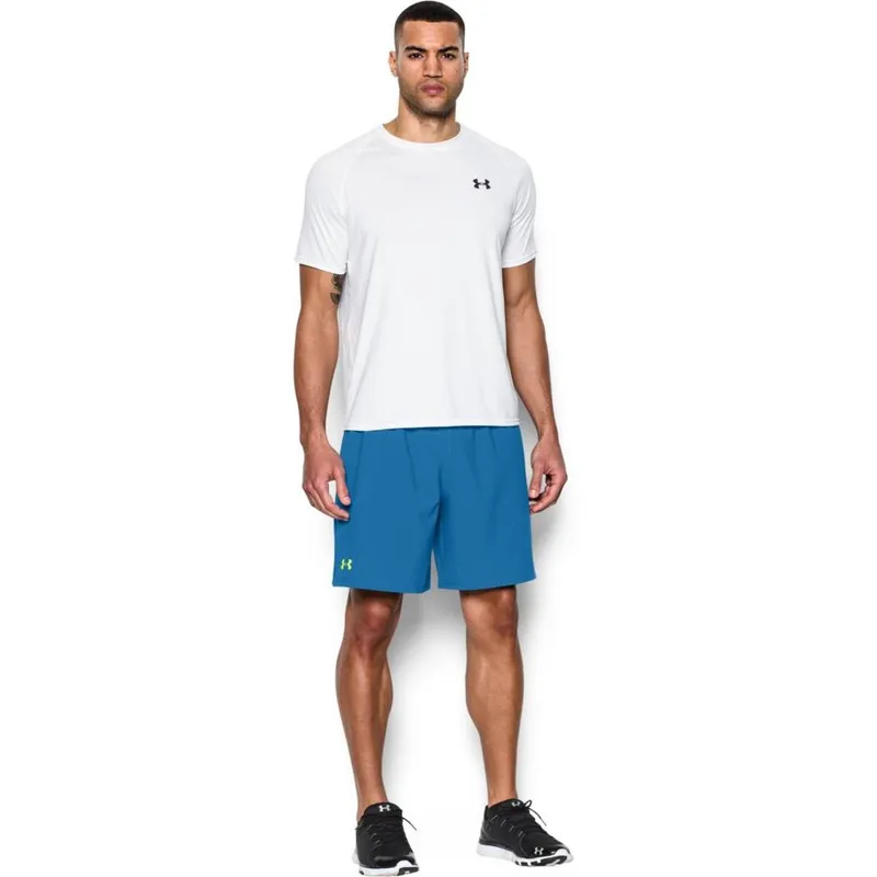 Under Armour Men s UA HeatGear Mirage Shorts 8inch Blue Green S